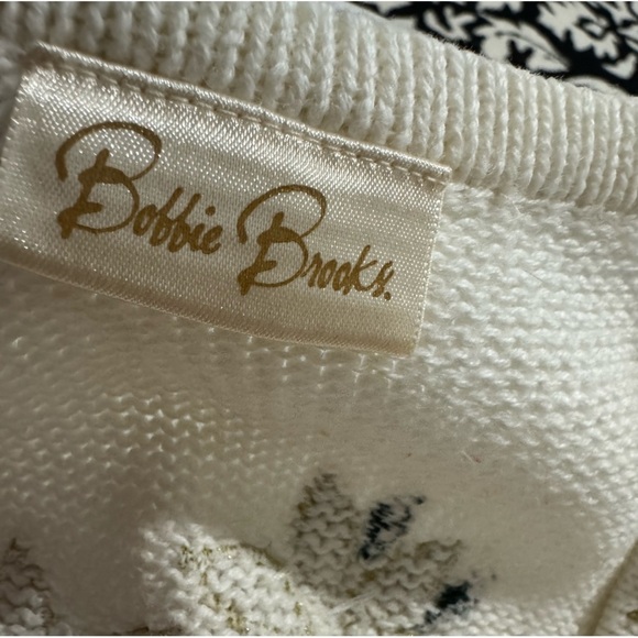 Vintage Ugly Christmas Sweater Vest Beaded Grandma Poinsettia Embroidered - Picture 12 of 15